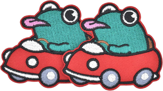 Cute Frog Driving