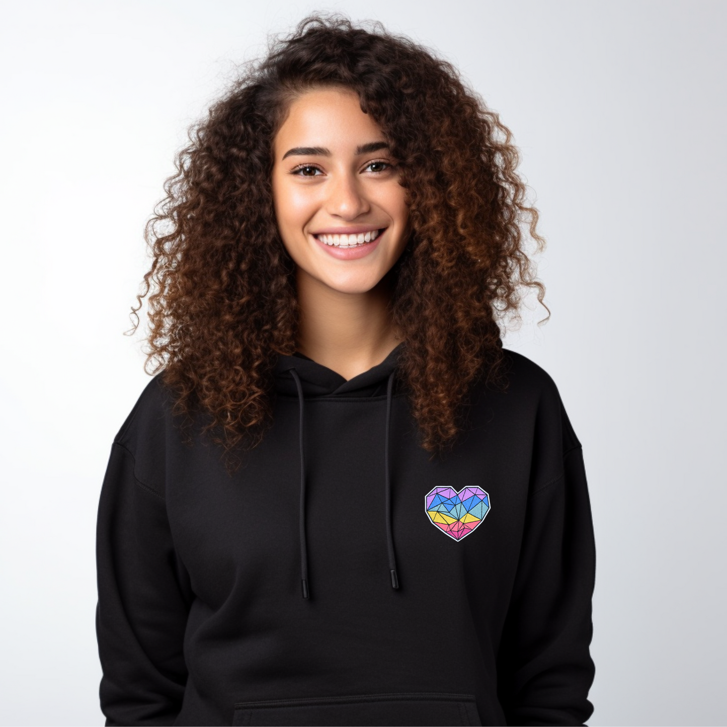 Rainbow Diamond Heart